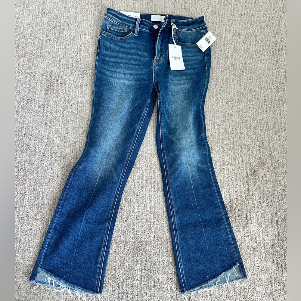 Vervet Bella High Rise Flare Jeans New With Tags 27” waist  26” inseam